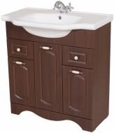 Тумба напольная Aqua Rodos Классик 80 орех итальянский с умывальником New Classik 100 Тумба напольная Aqua Rodos Классик 80 орех итальянский с умывальником New Classik 100