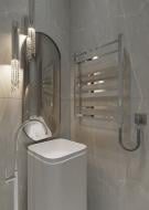 Полотенцесушитель электрический Elna Ладер Элит 7 (710x530x75) нержавейка с диммером t