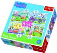 Пазлы Trefl 4 в 1 mix Воспоминания о каникулах 6334166
