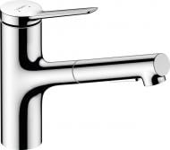 Змішувач для кухні Hansgrohe Zesis M33 з витяжним душем 150 2jet хром (74800000)