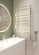 Полотенцесушитель электрический Elna Стандарт Люкс 8 (810х530х155) нержавейка с диммером t