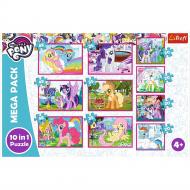 Пазлы Trefl 10 в 1 Волшебный мир пони 6336193
