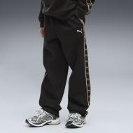 Брюки Puma ESS ELEVATED TAPE Relaxed Sweatpants FL B 69481801 р. 128 черный
