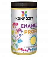 Емаль Kompozit акрилова Profi жовтий глянець 0,8 л