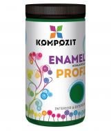 Эмаль Kompozit акриловая Profi зелений глянец 0,8 л