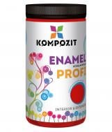 Емаль Kompozit акрилова Profi червоний глянець 0,8 л