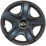 Колпак для колес SJS Daewoo 340 R15" 4 шт. серебряный (108452)
