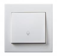 Кнопка кнопковий Lezard Rain без підсвітки білий 703-0288-103