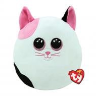 Мягкая игрушка TY Squish-A-Boos Кошка Muffin 40 см бежево-мятный 39322