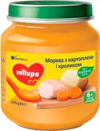 Пюре Milupa Морковка с картошкой и кроликом 125 г