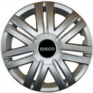 Колпак для колес SJS Iveco 203 R14" 4 шт. серебряный (108471)