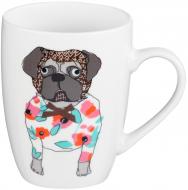 Чашка Ardesto Pug 330 мл фарфор