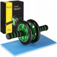 Ролик для пресса 4fizjo Ab Wheel Black/Green (P-5907222931523)