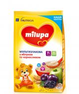 Каша молочна Milupa від 7 місяців мультизлакова з яблуком і чорносливом швидкорозчинна 210 г