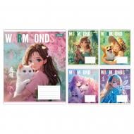 Набор школьных тетрадей Warm Bonds 12 листов клетка 5 шт. YES