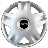 Колпак для колес SJS Iveco 213 R14" 4 шт. серебряный (108488)