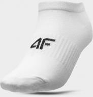 Носки 4F SOCKS CAS F161 (5PACK) 4FJSS23USOCF161-10S р.32-35 белый 5 пар шт.