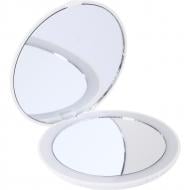 УЦЕНКА! Зеркало Sensio LED портативное светодиодное карманное для макияжа 9x9x1,8 см белый (УЦ №3291)