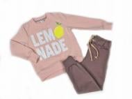 Спортивный костюм Luna Kids 1 для девочки р.104 кофе/персик