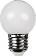 Лампа светодиодная LB-548 белая G45 230V 1W 6400K E27