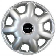 Ковпак для коліс SJS Geely 218 R14" 4 шт. срібний (108516)