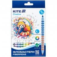 Фломастери двосторонні Creative 12 шт.. K-1151 KITE