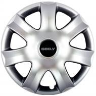 Колпак для колес SJS Geely 223 R14" 4 шт. серебряный (108521)