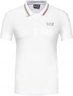 Поло EA7 POLO SHIRT 3KTF04-TJ9DZ-1100 р.S белый