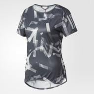 Футболка Adidas Rs Q3 Graphic T W BS2898 р.S серый