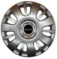 Колпак для колес SJS Isuzu 222 R14" 4 шт. серебряный (108566)
