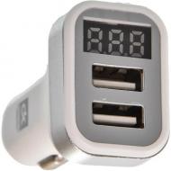 Зарядное устройство Дорожня карта 2USB 12/24V — 5V LED Display (DK-CT04W)