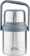 УЦЕНКА! Термос для еды Well Done WD-7131S 1 л нержавеющая сталь (УЦ №3291)
