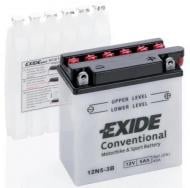 Аккумулятор автомобильный EXIDE 5Ah 40A 12V «+» справа (12N53B)