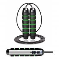 Скакалка для кроссфита Cornix Speed ​​Rope Classic XR-0148 Black/Green