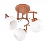 Люстра потолочная Victoria Lighting 3x40 Вт E27 медь Amina/PL3