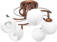 Люстра потолочная Victoria Lighting 5xE14 медь Amina/PL5