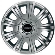 Колпак для колес SJS Iveco 319 R15" 4 шт. серебряный (108593)