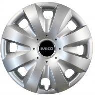 Колпак для колес SJS Iveco 321 R15" 4 шт. серебряный (108595)