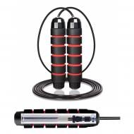 Скакалка для кроссфита Cornix Speed ​​Rope Classic с отягощением XR-0354 Black/Red