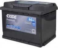 Аккумулятор автомобильный EXIDE 64Ah 640A 12V «+» справа (EA640)