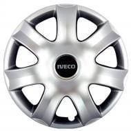 Колпак для колес SJS Iveco 326 R15" 4 шт. серебряный (108600)