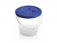 Ведро обычное с крышкой 13 л прозрачный