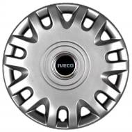 Колпак для колес SJS Iveco 333 R15" 4 шт. серебряный (108607)
