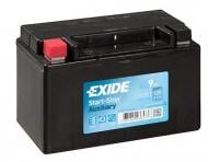 Аккумулятор автомобильный EXIDE 9Ah 120A 12V «+» слева (EK091)