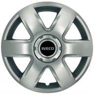 Колпак для колес SJS Iveco 337 R15" 4 шт. серебряный (108611)
