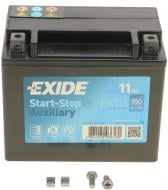 Аккумулятор автомобильный EXIDE 11Ah 150A 12V «+» слева (EK111)