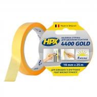 Стрічка малярна HPX 4400 GOLD для ідеальних країв 100°С 19 мм x 25 м FP1925