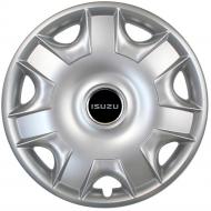 Колпак для колес SJS Isuzu 301 R15" 4 шт. серебряный (108622)