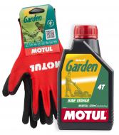 Олива Motul для 4-тактних двигунів Garden 4t 15w40 0,6 л + рукавички універсальні