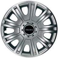 Колпак для колес SJS Isuzu 319 R15" 4 шт. серебряный (108640)